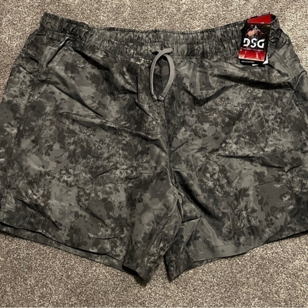 DSG Twitch + Allison Collab Camouflage Gray Shorts